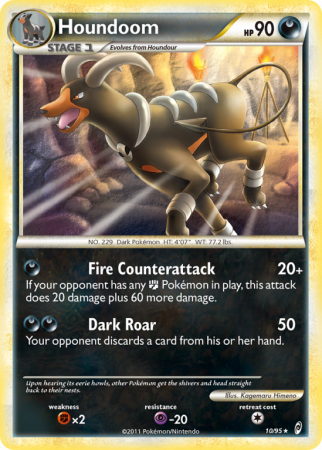 Houndoom 10/106 HeartGold & SoulSilver Call of Legends