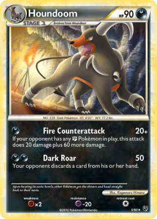 Houndoom 5/90 HeartGold & SoulSilver HS—Undaunted