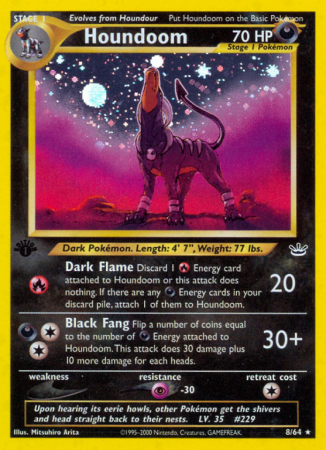 Houndoom 8/66 Neo Neo Revelation