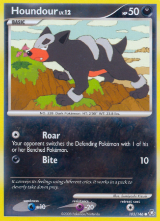 Houndour 103/146 Diamond & Pearl Legends Awakened