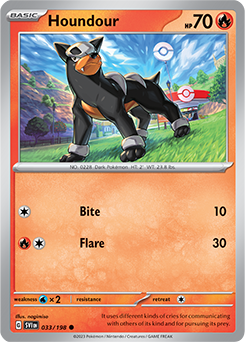 Houndour 33/198 Scarlet & Violet Scarlet & Violet