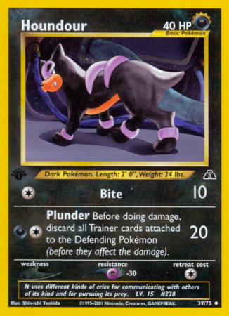 Houndour 39/75 Neo Neo Discovery