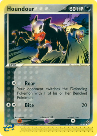 Houndour 59/97 EX Dragon
