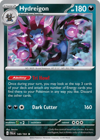 Hydreigon 140/193 Scarlet & Violet Paldea Evolved
