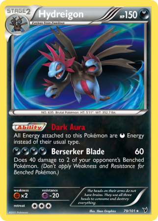 Hydreigon 79/101 Black & White Noble Victories