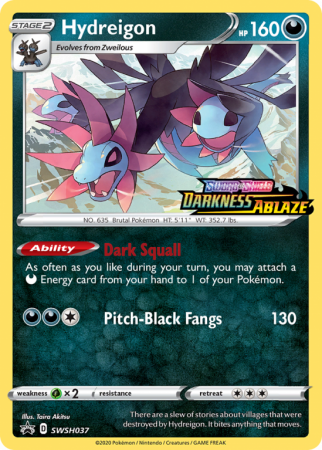 Hydreigon SWSH037/103 Sword & Shield SWSH Black Star Promos