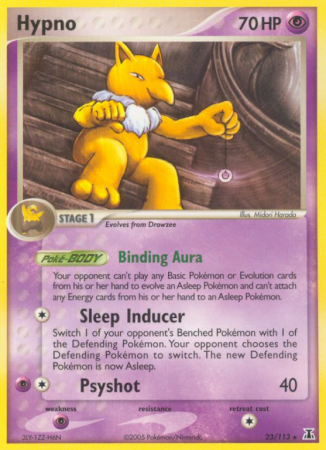 Hypno 23/113 EX Delta Species