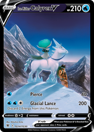 Ice Rider Calyrex V TG14/30 Sword & Shield Astral Radiance Trainer Gallery