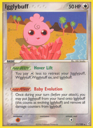 Igglybuff 21/100 EX Crystal Guardians