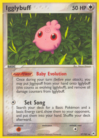 Igglybuff 37/101 EX Hidden Legends