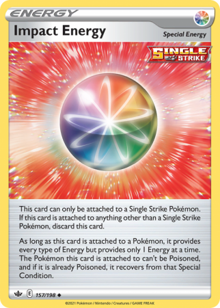 Impact Energy 157/198 Sword & Shield Chilling Reign