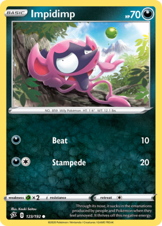 Impidimp 123/192 Sword & Shield Rebel Clash