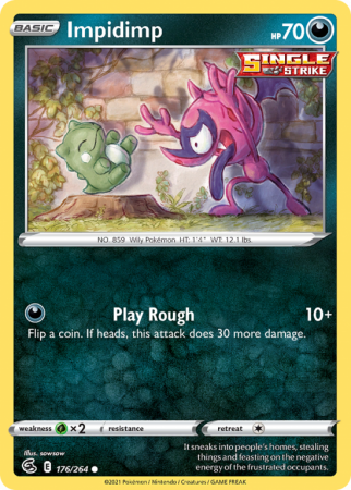 Impidimp 176/264 Sword & Shield Fusion Strike