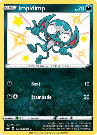 Impidimp SV083/122 Sword & Shield Shiny Vault