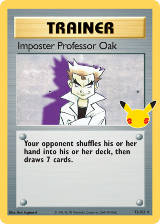 Imposter Professor Oak 73/25 Sword & Shield Celebrations: Classic Collection