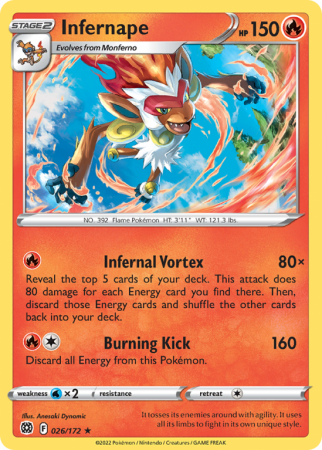 Infernape 26/172