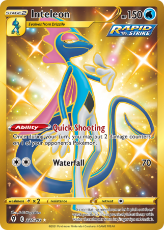 Inteleon 227/203 Sword & Shield Evolving Skies