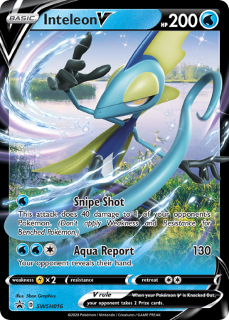 Inteleon V SWSH016/103 Sword & Shield SWSH Black Star Promos