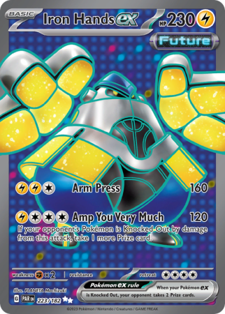 Iron Hands ex 223/182 Scarlet & Violet Paradox Rift