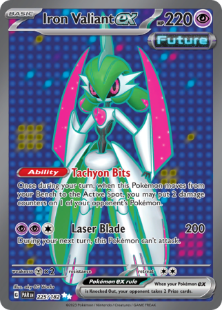Iron Valiant ex 225/182 Scarlet & Violet Paradox Rift
