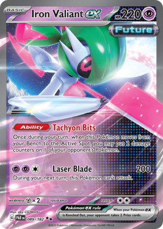 Iron Valiant ex 89/182 Scarlet & Violet Paradox Rift