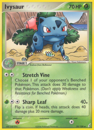 Ivysaur 35/100 EX Crystal Guardians