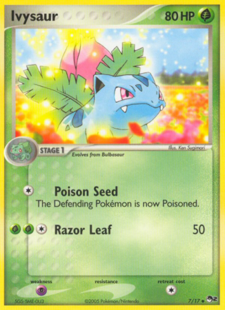 Ivysaur 7/17 POP POP Series 2