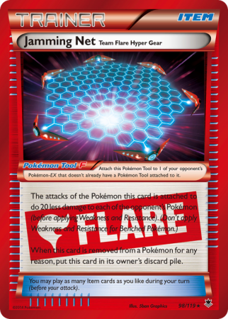 Jamming Net Team Flare Hyper Gear 98/119