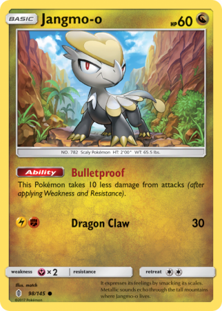 Jangmo-o 98/145 Sun & Moon Guardians Rising
