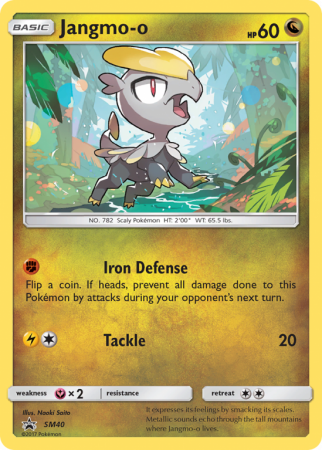 Jangmo-o SM40/156 Sun & Moon SM Black Star Promos