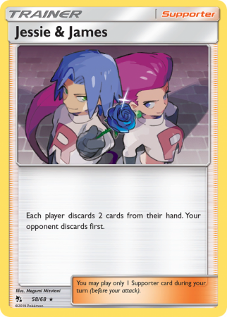 Jessie & James 58/68 Sun & Moon Hidden Fates