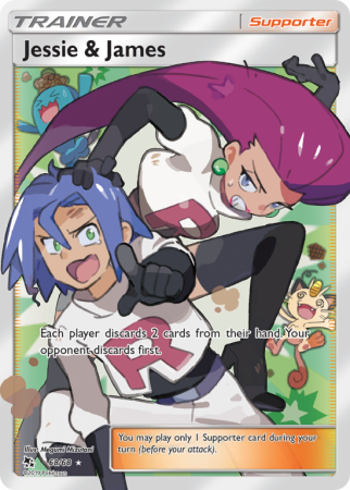 Jessie & James 68/68 Sun & Moon Hidden Fates