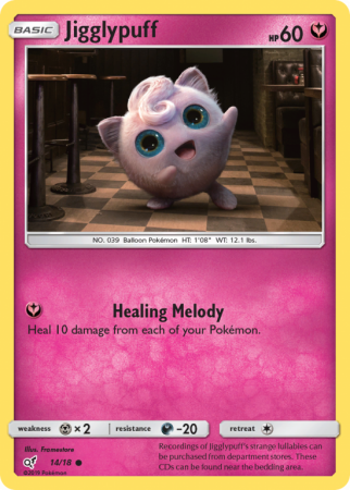 Jigglypuff 14/18 Sun & Moon Detective Pikachu