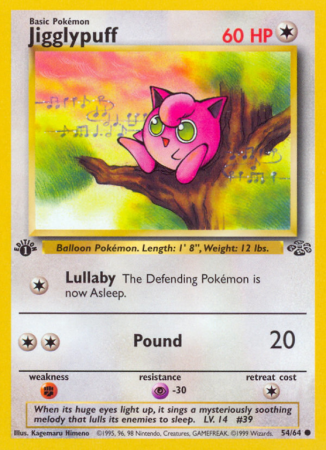 Jigglypuff 54/64 Base Jungle