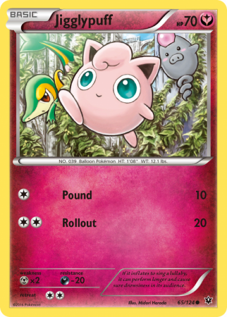 Jigglypuff 65/124 XY Fates Collide