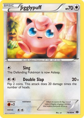 Jigglypuff 78/99 Black & White Next Destinies