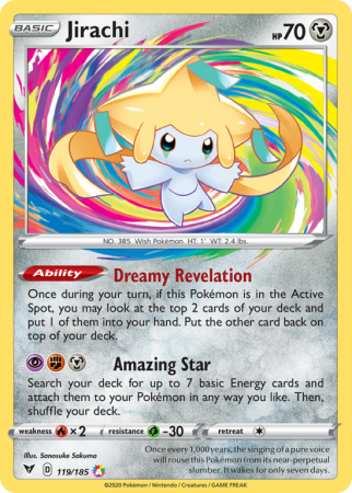 Jirachi 119/185 Sword & Shield Vivid Voltage
