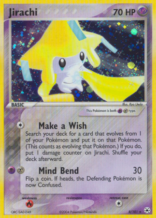 Jirachi 8/101 EX Hidden Legends