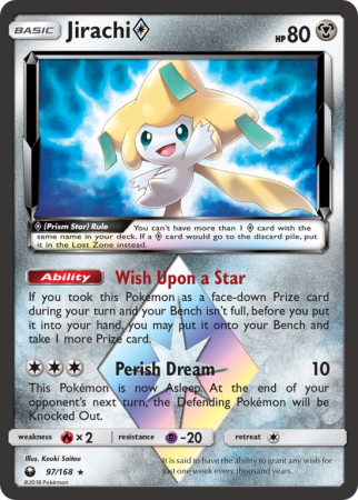 Jirachi ◇ 97/168 Sun & Moon Celestial Storm