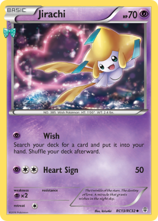 Jirachi RC13/115 XY Generations