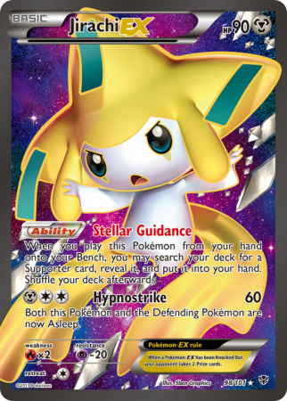 Jirachi-EX 98/101 Black & White Plasma Blast