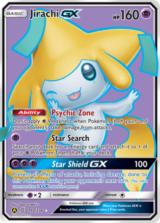 Jirachi-GX 79a/236 Sun & Moon Unified Minds