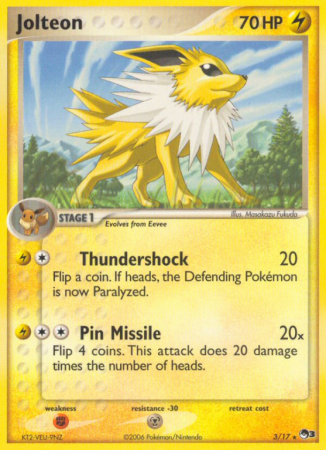 Jolteon 3/17 POP POP Series 3