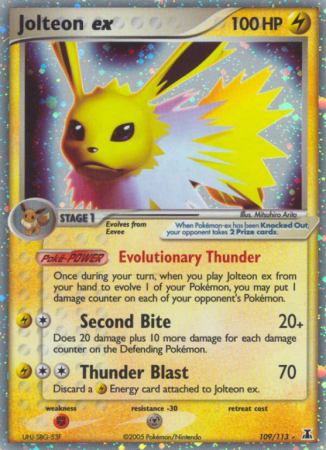 Jolteon ex 109/113 EX Delta Species