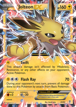 Jolteon-EX 28/115 XY Generations
