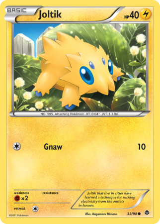 Joltik 33/98 Black & White Emerging Powers