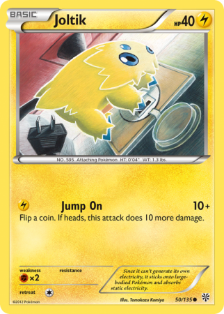 Joltik 50/135 Black & White Plasma Storm