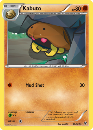 Kabuto 38/124 XY Fates Collide