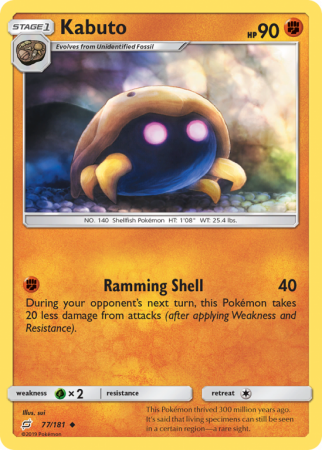 Kabuto 77/181 Sun & Moon Team Up