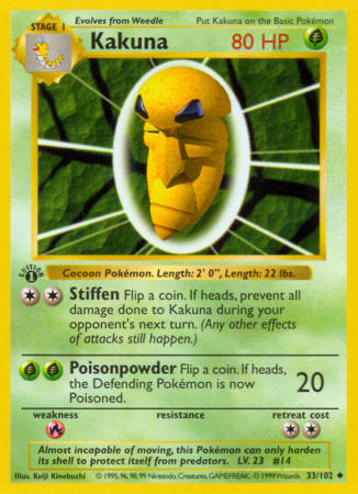 Kakuna 33/102 Base Base Set